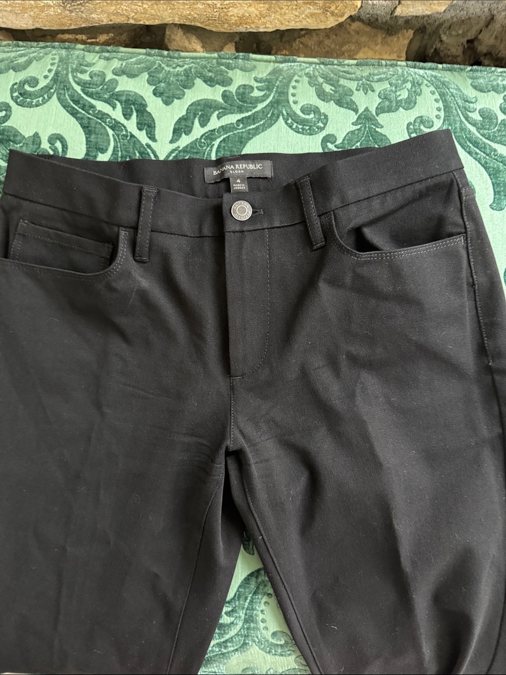 Banana Republic Black Straight-Leg Pants